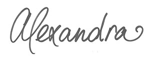 Alexandra_handtekening